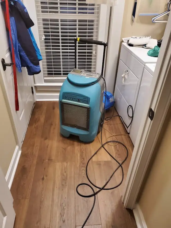Commercial dehumidifier deployed for Crawl Space Restoration in University City
